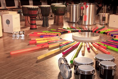 Instrumente für Drum-Circle